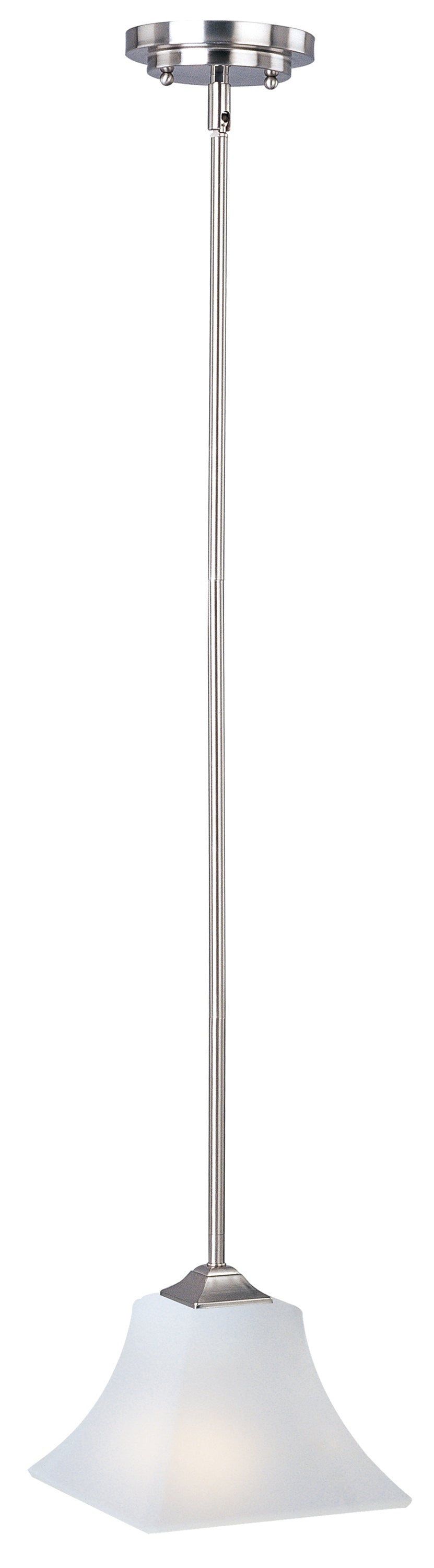 Aurora 1-Light Mini Pendant Satin Nickel