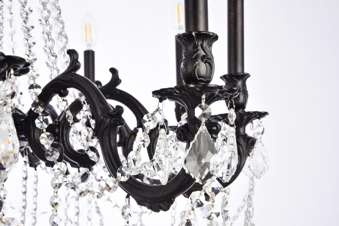 Rosalia Crystal Chandelier (9210) by Elegant - view 5