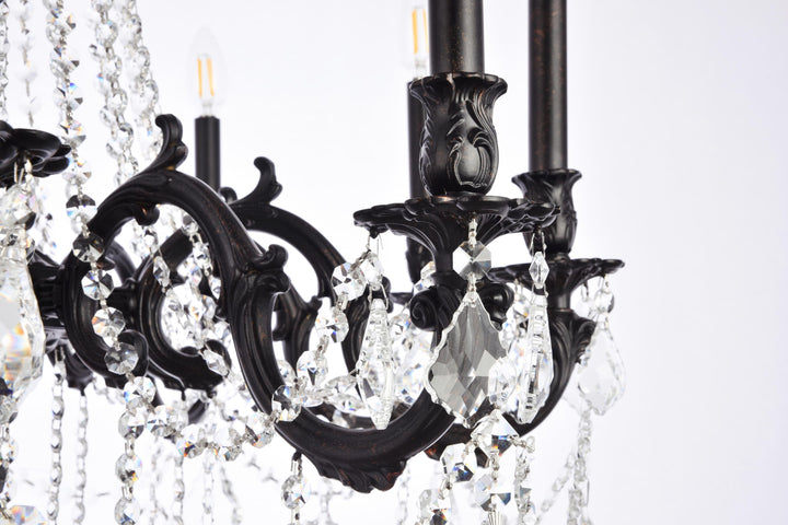 Rosalia Crystal Chandelier (9210) by Elegant - view 5