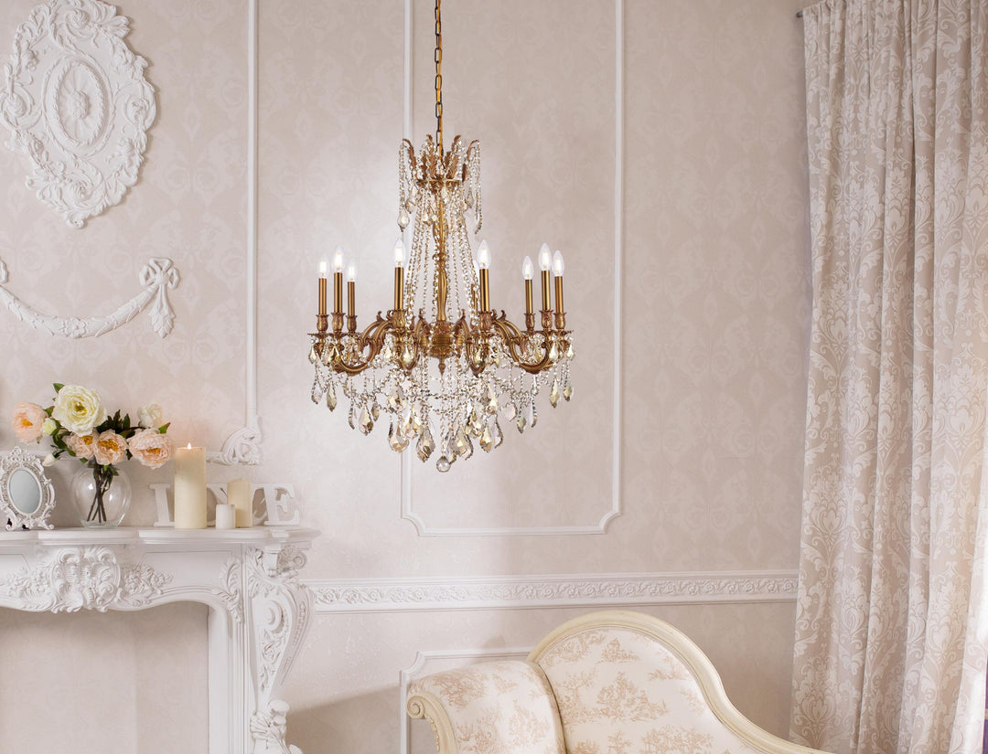 Rosalia Crystal Chandelier (9210) by Elegant - view 21