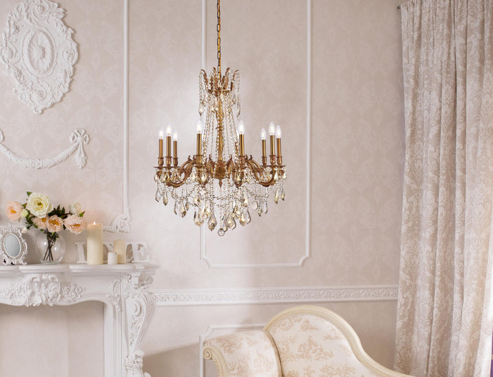 Rosalia Crystal Chandelier (9210) by Elegant - view 21