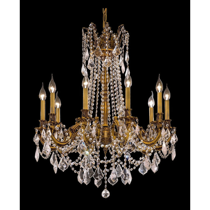 Rosalia Crystal Chandelier (9210) in French Gold by Elegant