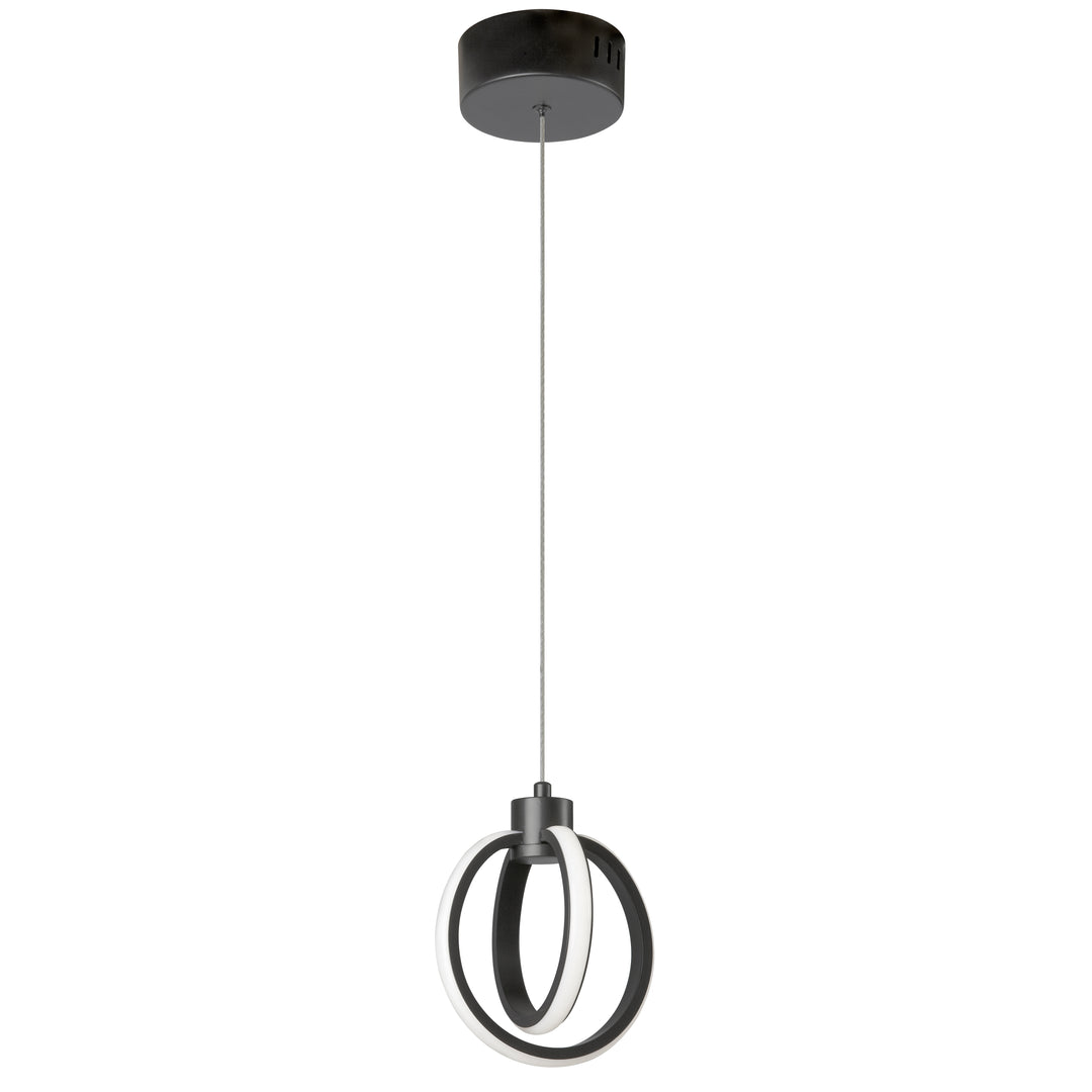 Parson 14W Pendant in Black by Dainolite