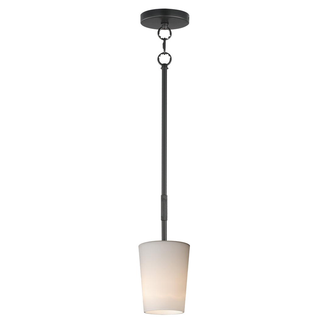 Durham 1-Light Pendant White / Black