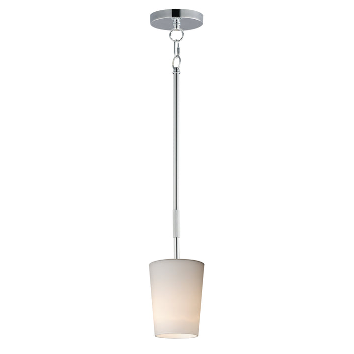 Durham 1-Light Pendant White / Polished Chrome