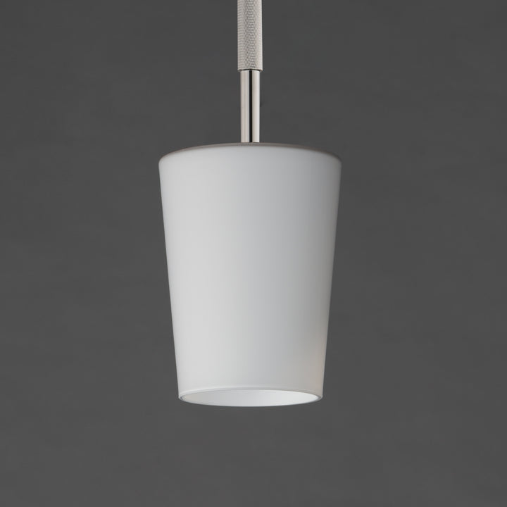 Durham 1-Light Pendant White / Polished Chrome alternate view