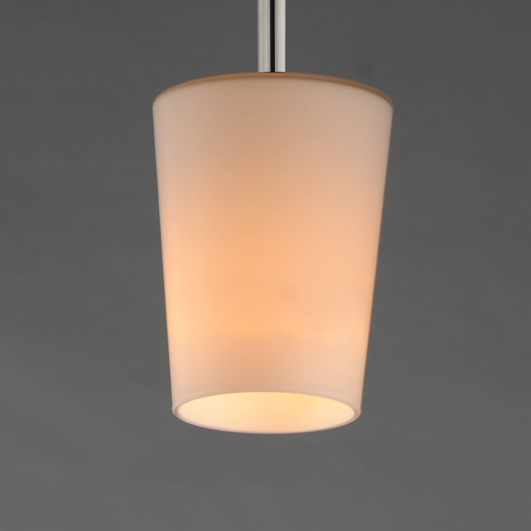 Durham 1-Light Pendant White / Polished Chrome alternate view
