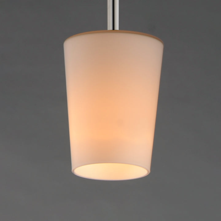 Durham 1-Light Pendant White / Polished Chrome alternate view