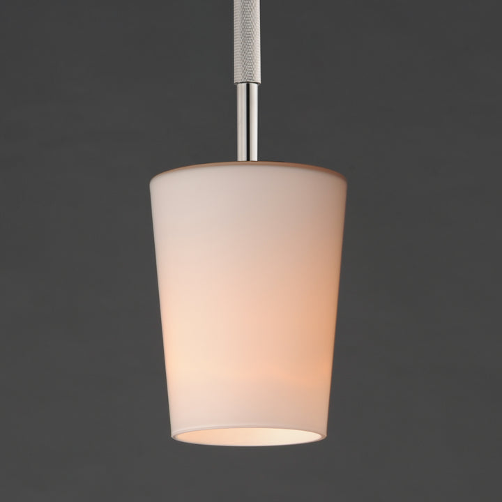 Durham 1-Light Pendant White / Polished Chrome alternate view
