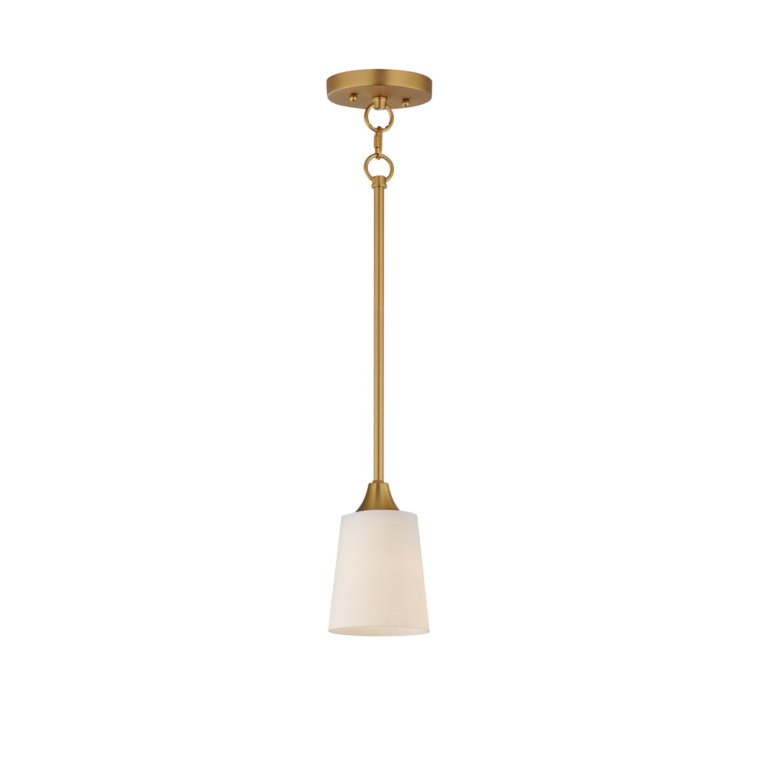 Hudson Mini Pendant Natural Aged Brass (SWNAB)