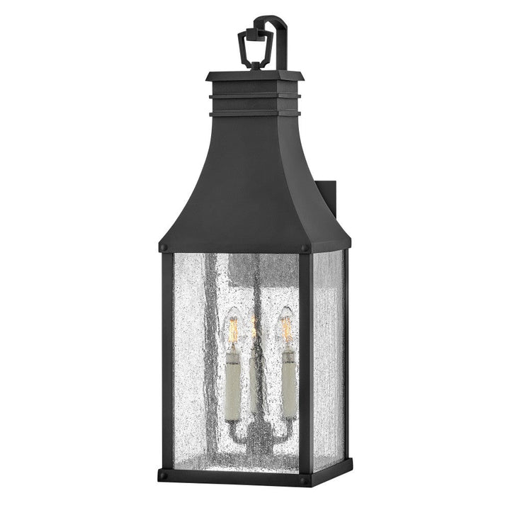 Beacon Hill Outdoor Wall Light in Museum Black by Hinkley