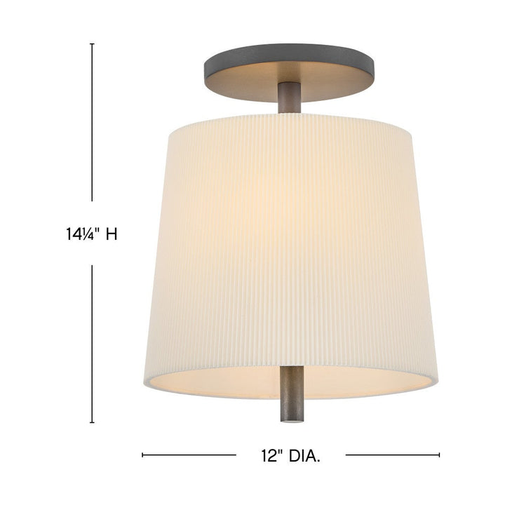 Clive Small Semi-Flush Mount