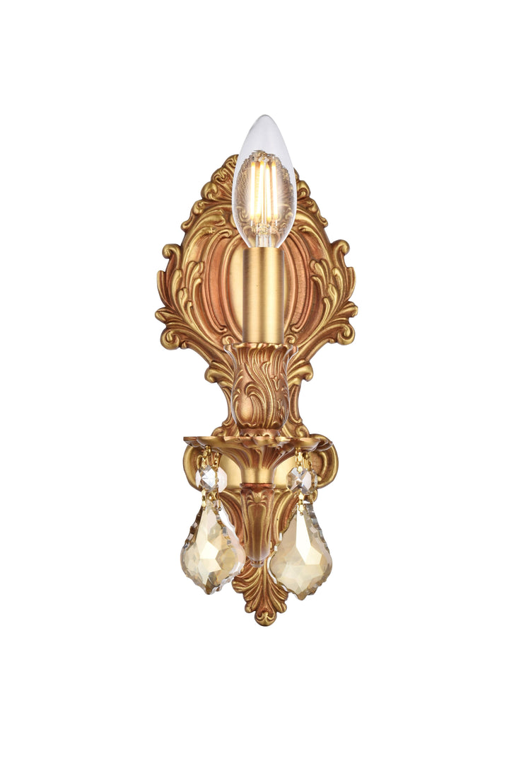 Monarch Crystal Wall Sconce by Elegant - view 12
