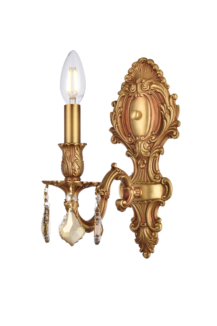 Monarch Crystal Wall Sconce by Elegant - view 14