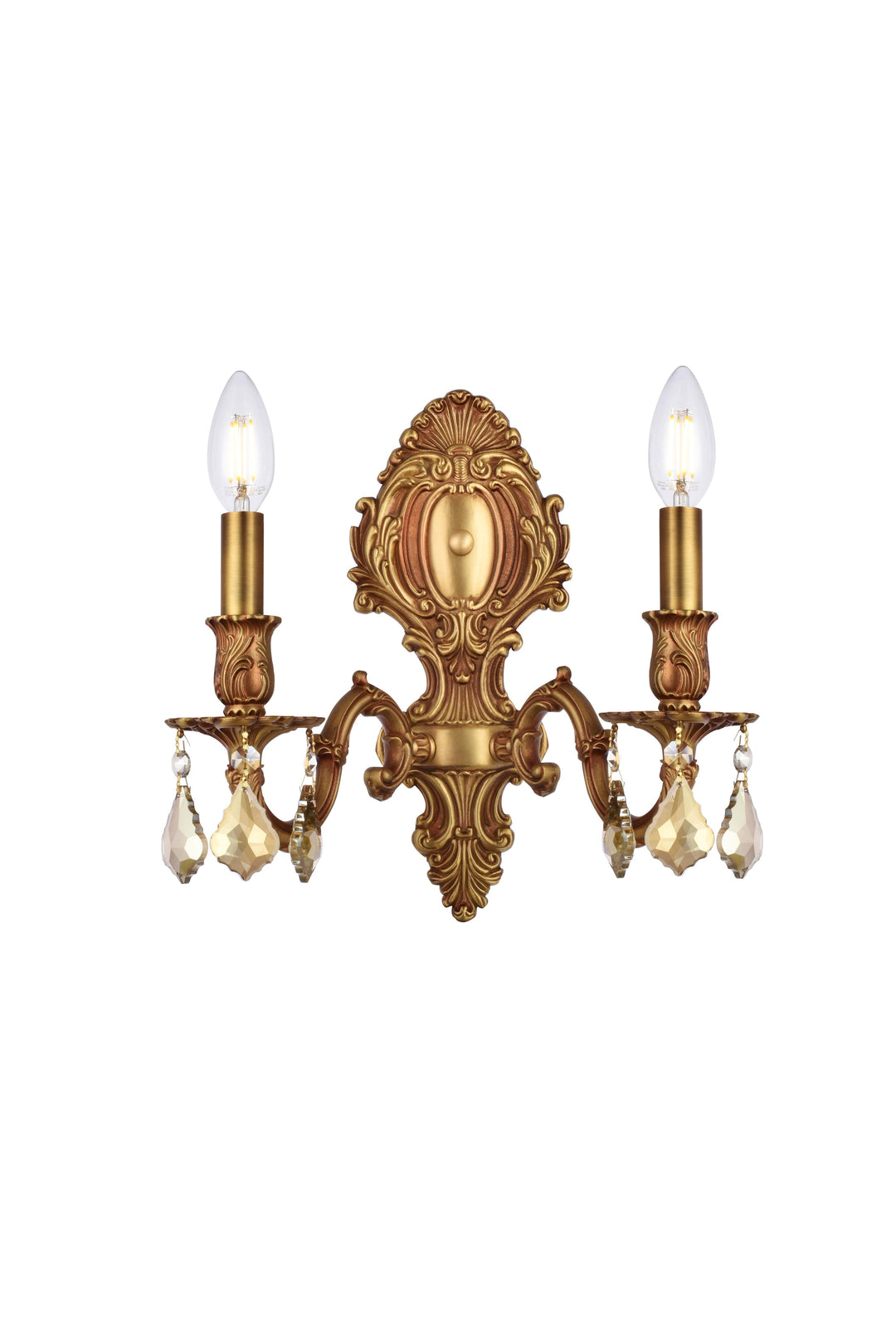 Monarch Crystal Wall Sconce (9602) by Elegant - view 11