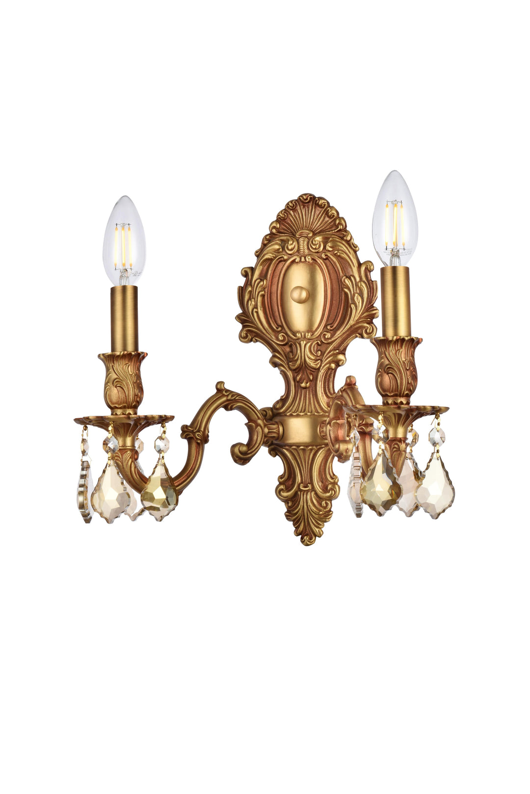 Monarch Crystal Wall Sconce (9602) by Elegant - view 13