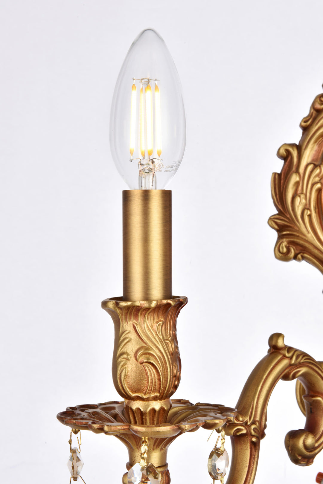 Monarch Crystal Wall Sconce (9602) by Elegant - view 14