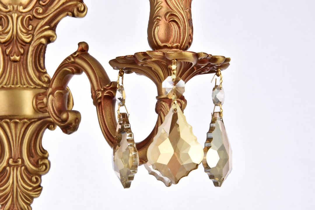 Monarch Crystal Wall Sconce (9602) by Elegant - view 15