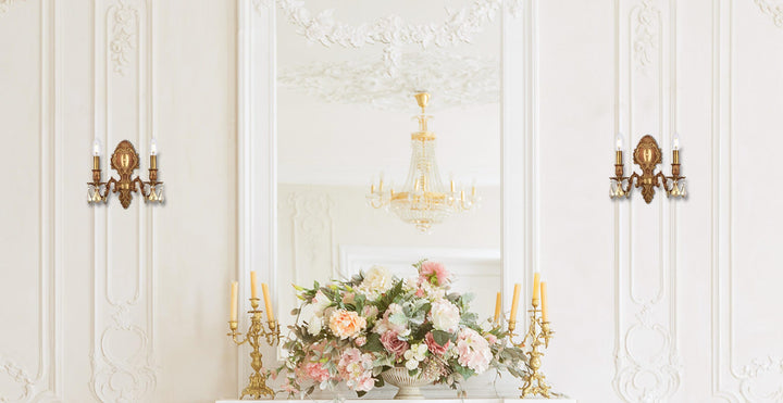 Monarch Crystal Wall Sconce (9602) by Elegant - view 17