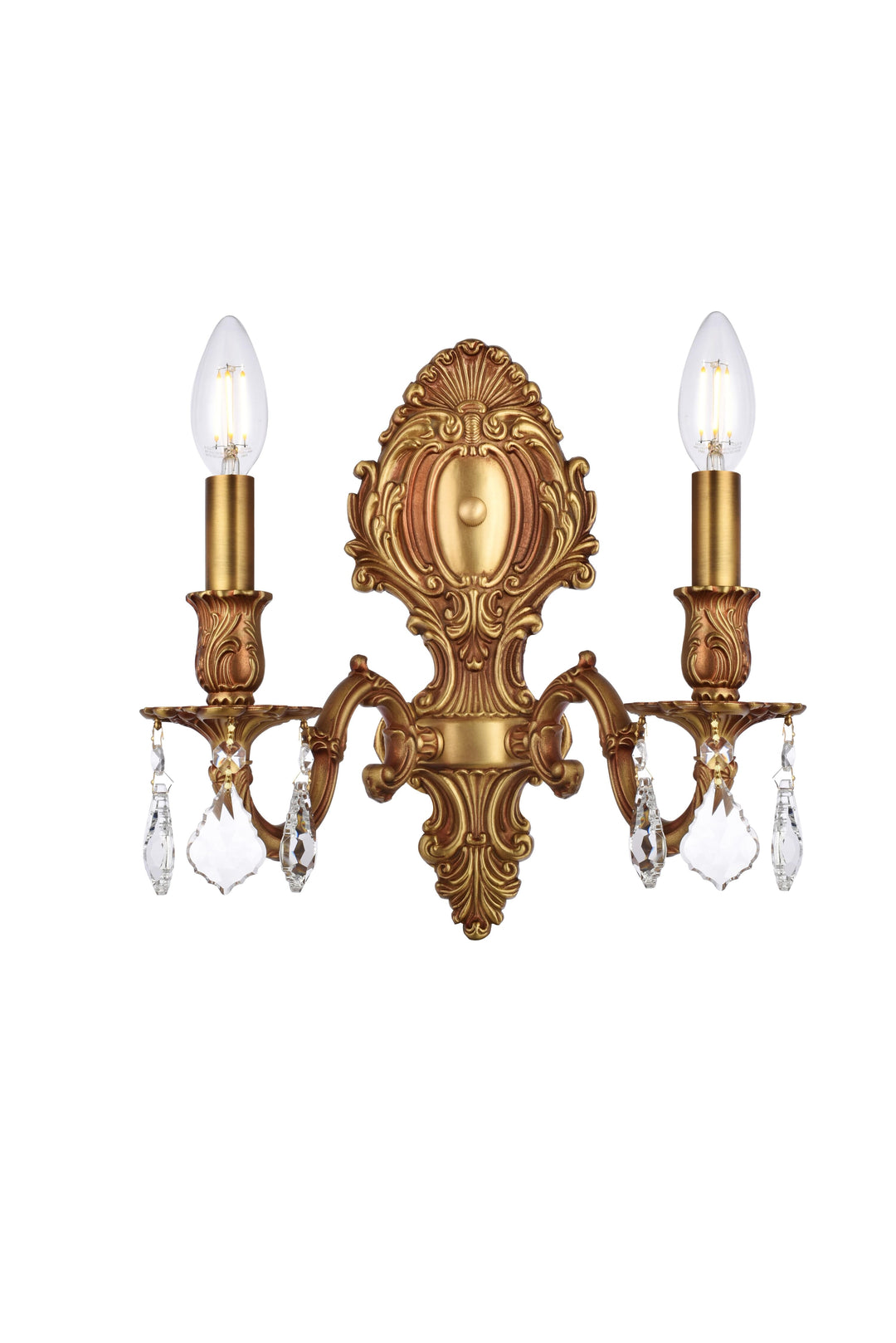Monarch Crystal Wall Sconce (9602) by Elegant - view 3