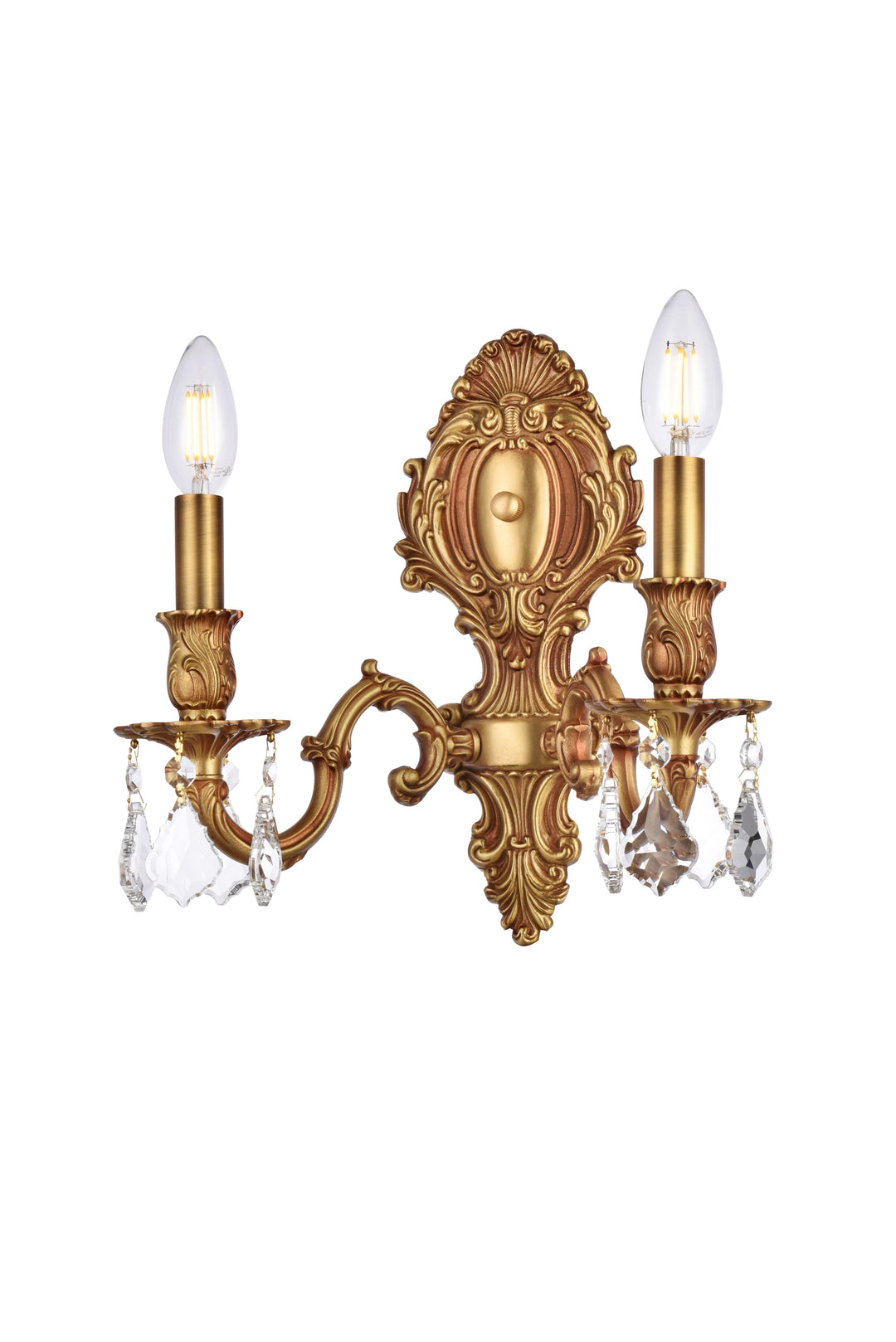 Monarch Crystal Wall Sconce (9602) by Elegant - view 5