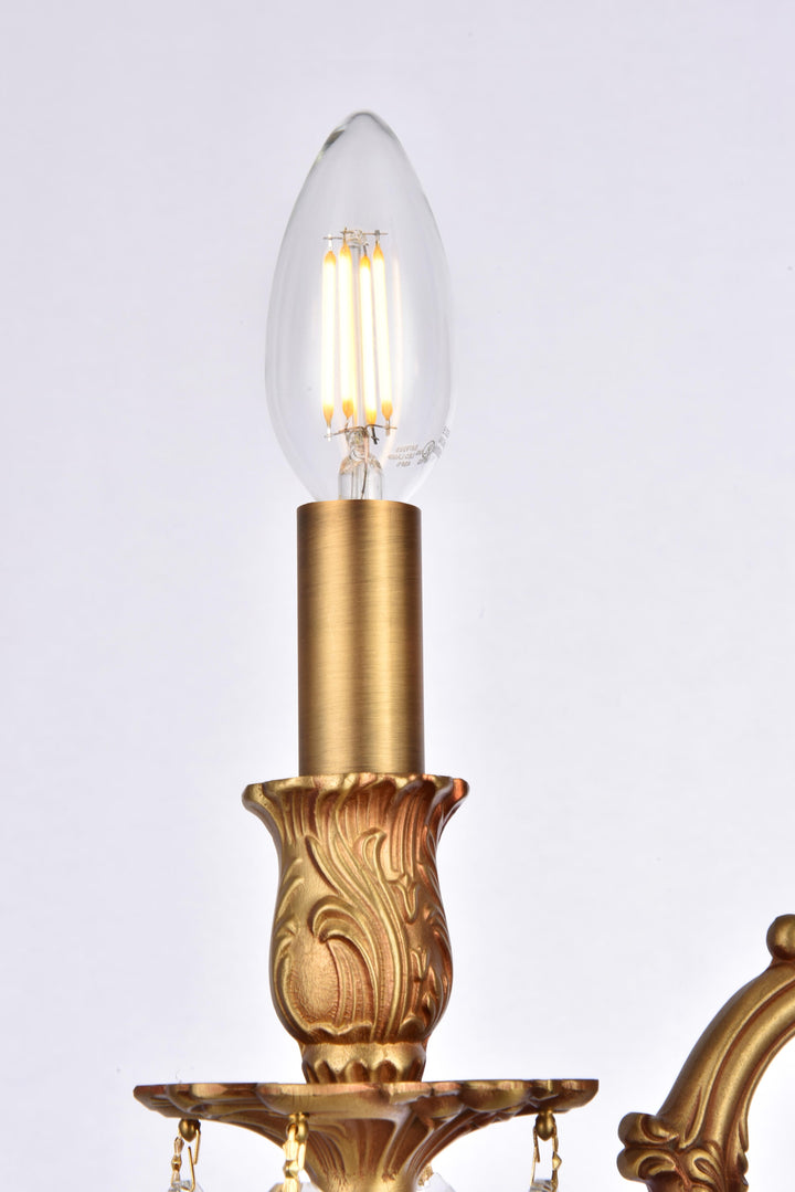 Monarch Crystal Wall Sconce (9602) by Elegant - view 6