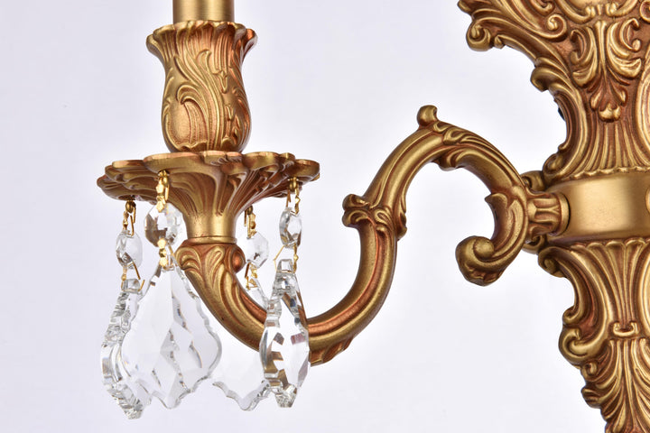 Monarch Crystal Wall Sconce (9602) by Elegant - view 7