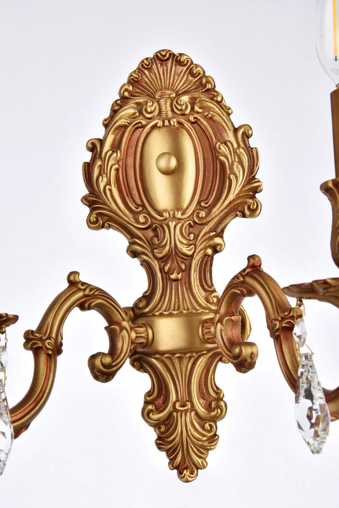 Monarch Crystal Wall Sconce (9602) by Elegant - view 8