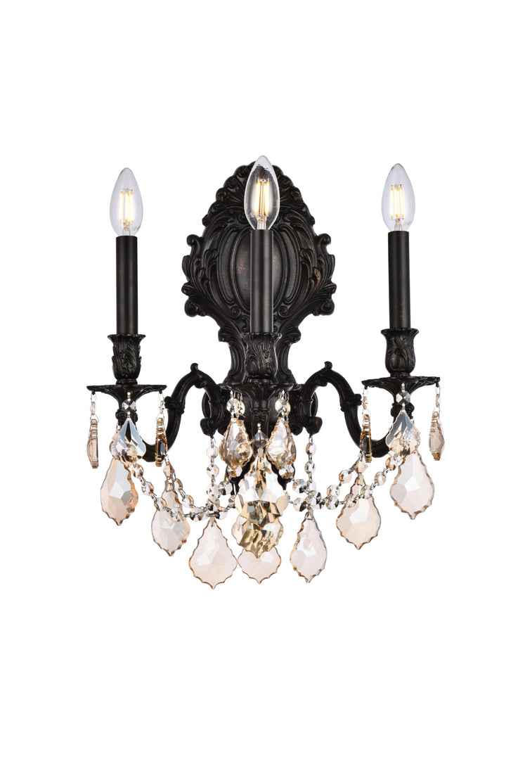 Monarch Crystal Wall Sconce (9603) by Elegant - view 12
