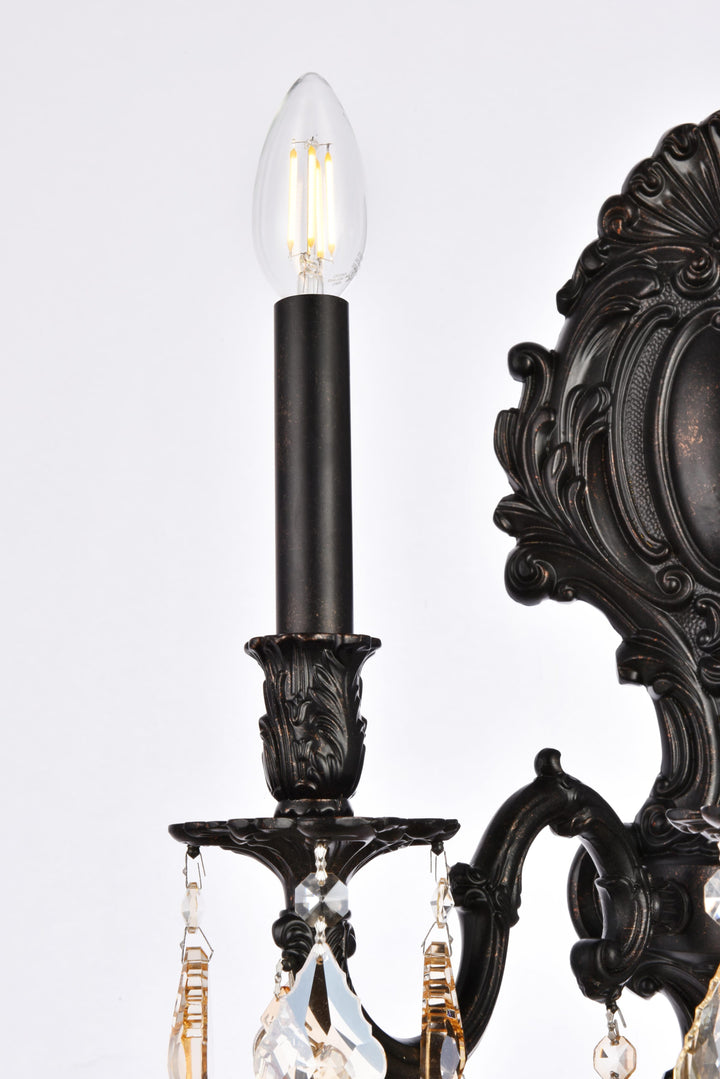 Monarch Crystal Wall Sconce (9603) by Elegant - view 15