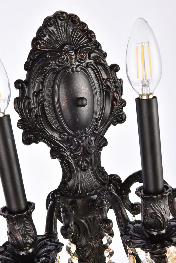 Monarch Crystal Wall Sconce (9603) by Elegant - view 16