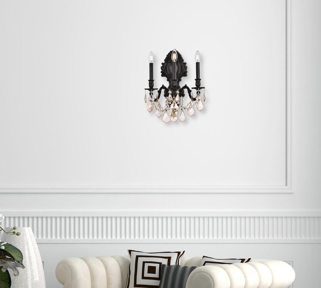 Monarch Crystal Wall Sconce (9603) by Elegant - view 11