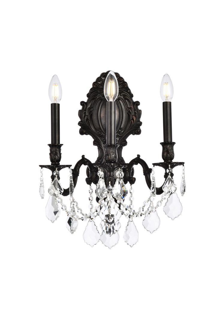 Monarch Crystal Wall Sconce (9603) by Elegant - view 2