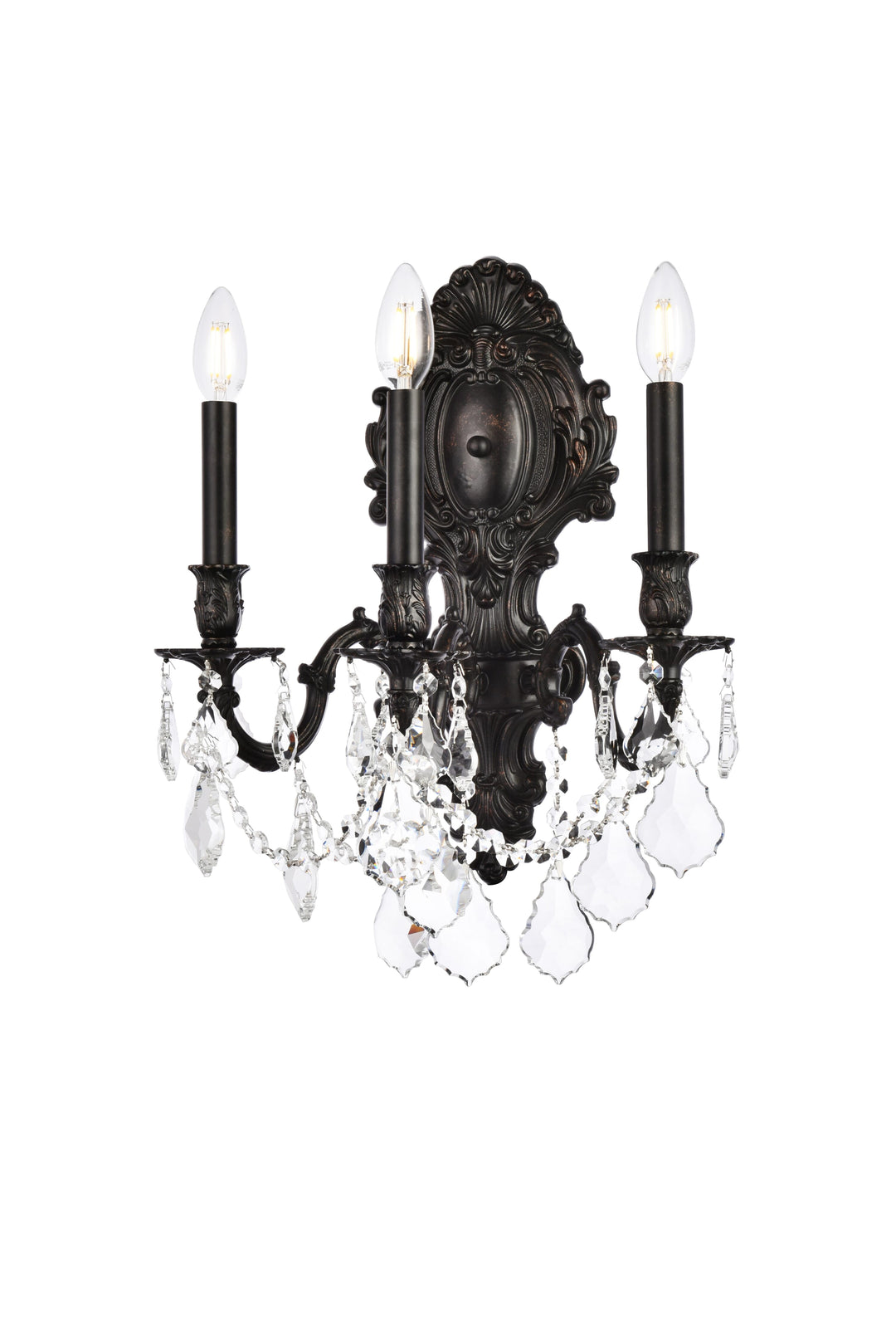Monarch Crystal Wall Sconce (9603) by Elegant - view 4
