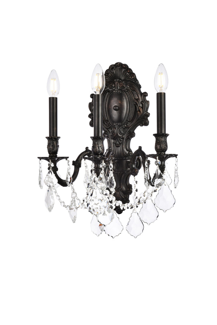 Monarch Crystal Wall Sconce (9603) by Elegant - view 4