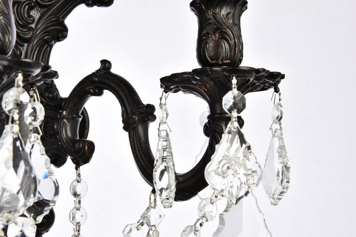 Monarch Crystal Wall Sconce (9603) by Elegant - view 6