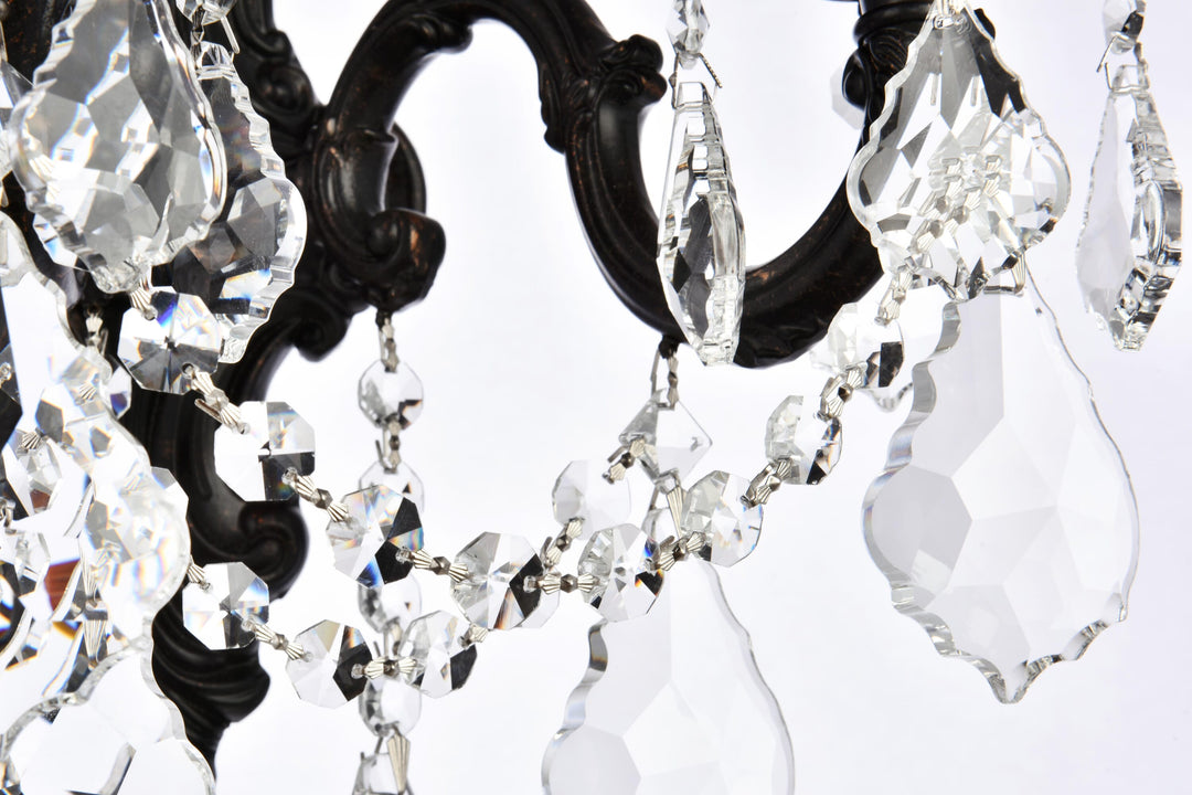 Monarch Crystal Wall Sconce (9603) by Elegant - view 8