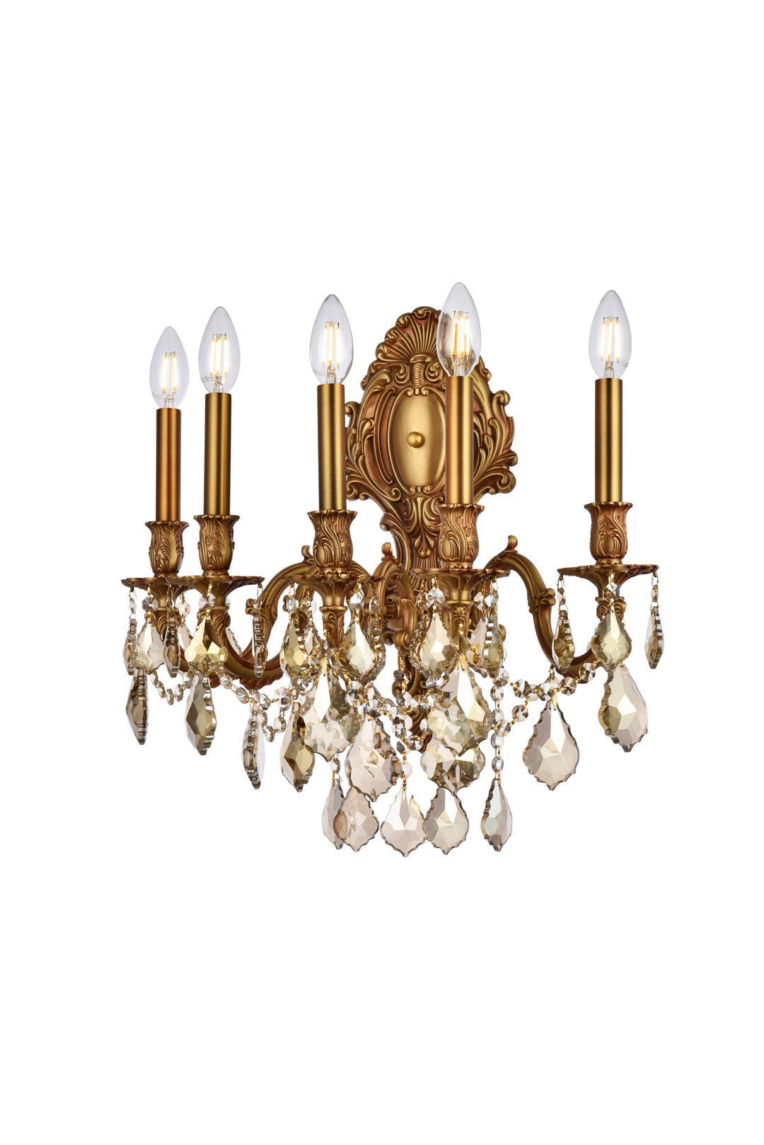 Monarch Crystal Wall Sconce (9605) by Elegant - view 14