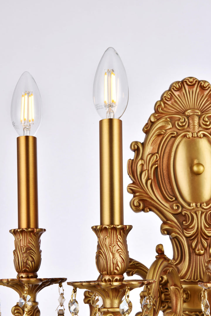 Monarch Crystal Wall Sconce (9605) by Elegant - view 15