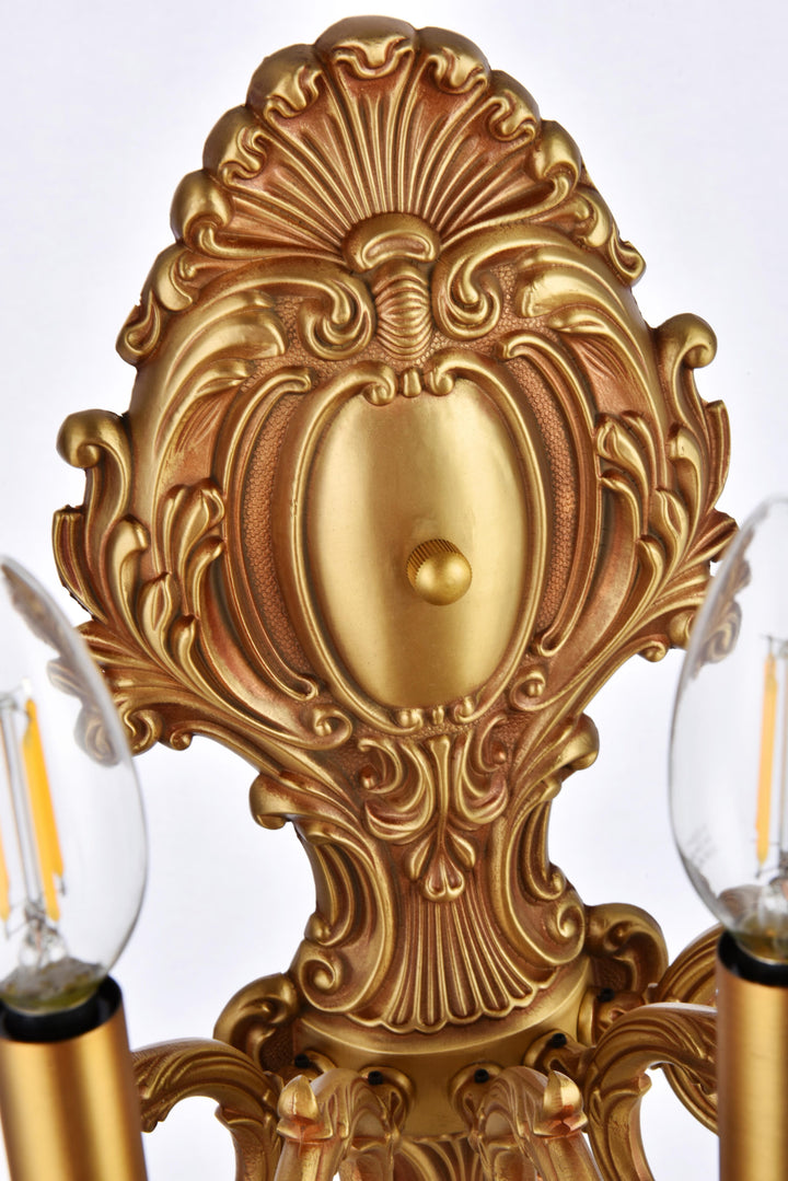 Monarch Crystal Wall Sconce (9605) by Elegant - view 16