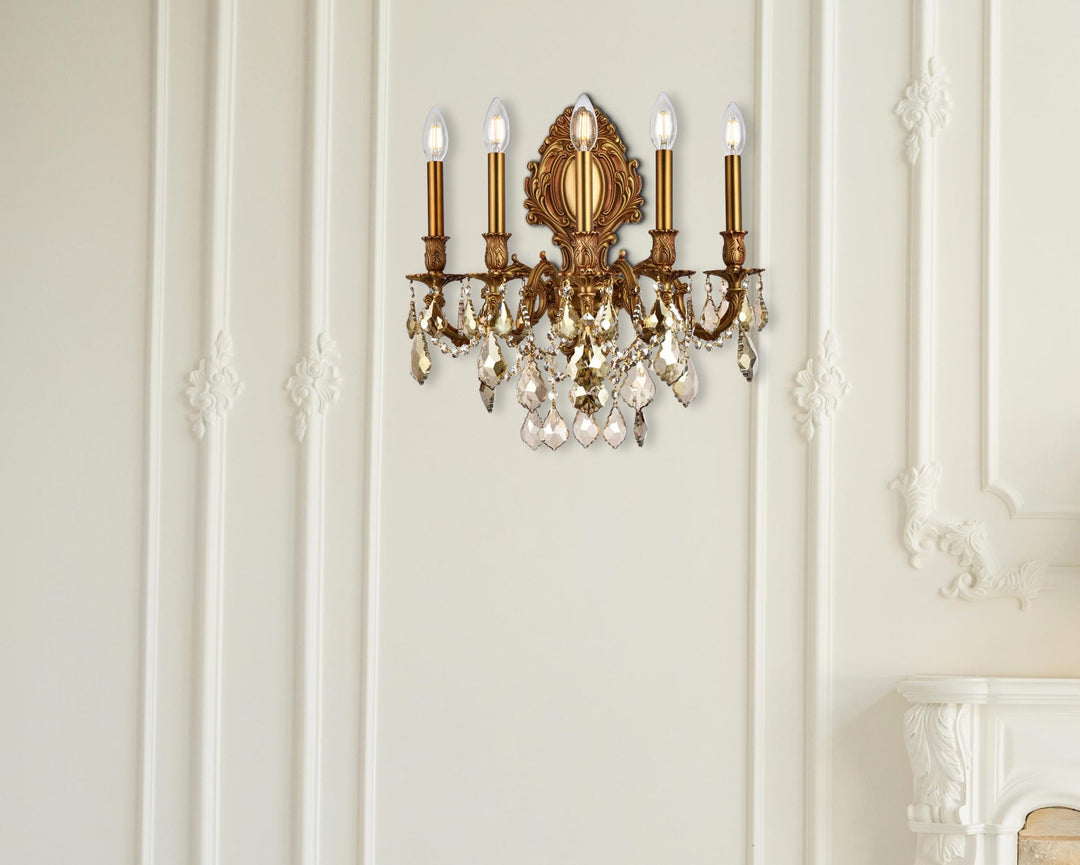 Monarch Crystal Wall Sconce (9605) by Elegant - view 19