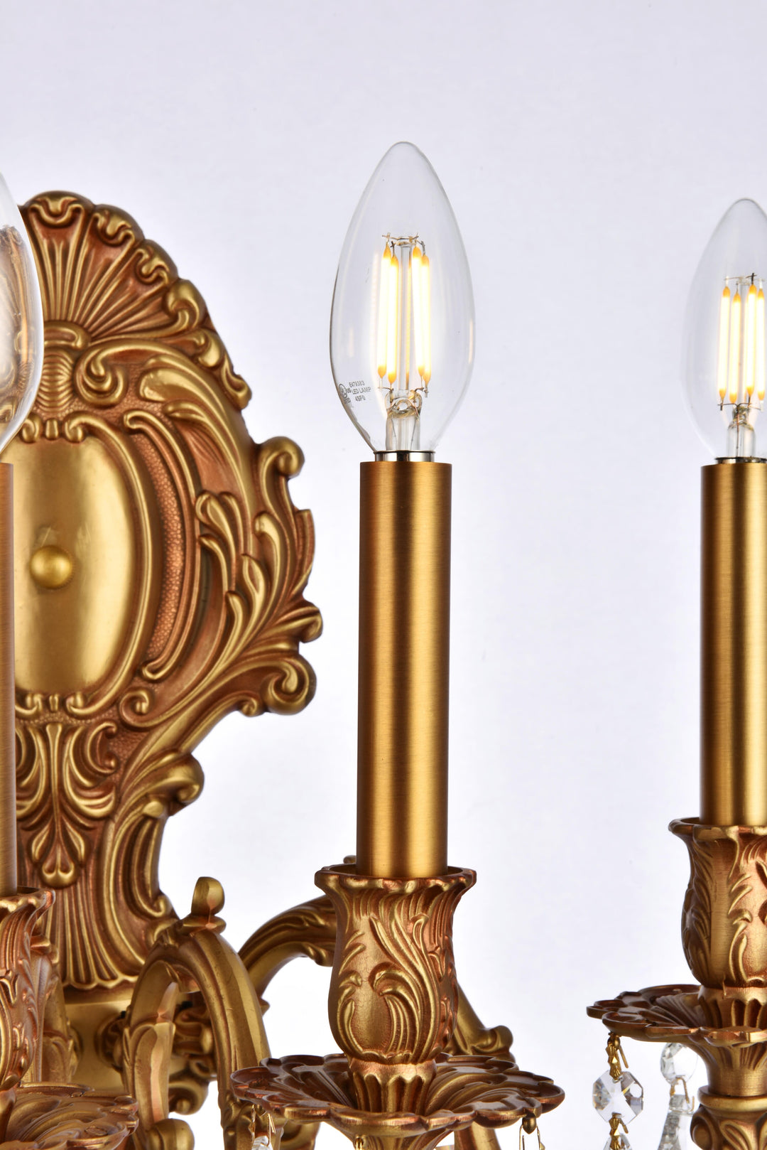 Monarch Crystal Wall Sconce (9605) by Elegant - view 6