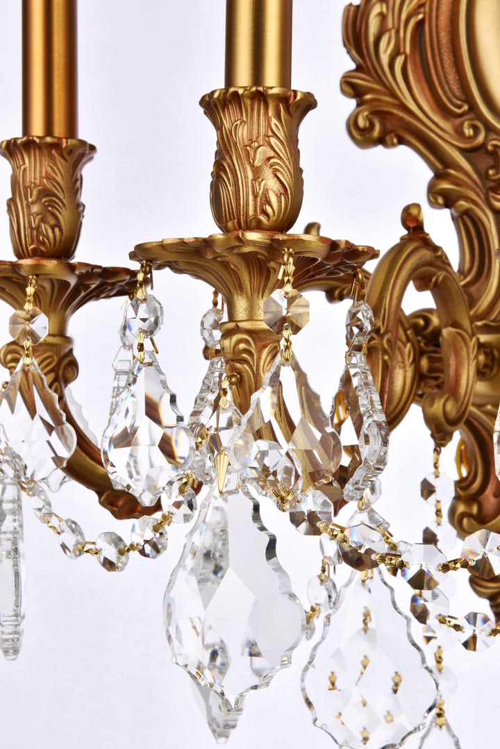 Monarch Crystal Wall Sconce (9605) by Elegant - view 8