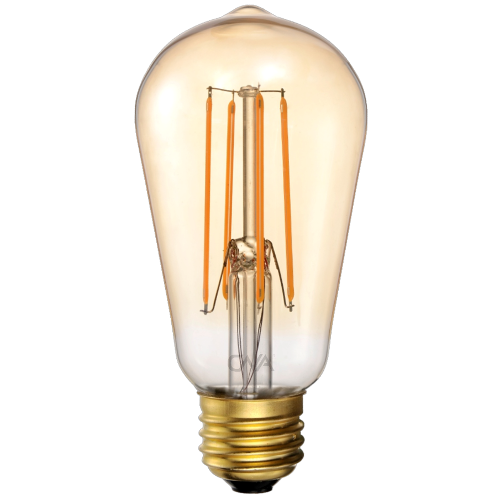 LED 5.5W ST19 Vintage Amber Bulb - Dimmable