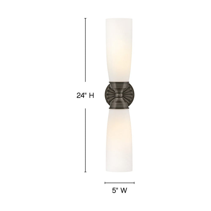 Alexis Large Two Light Sconce