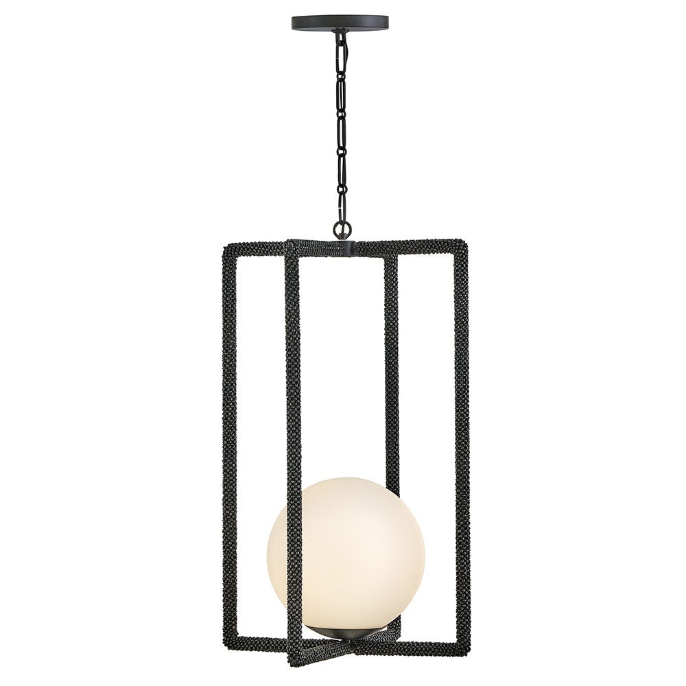 Keona Large Pendant in Painted Black Oxide by Hinkley
