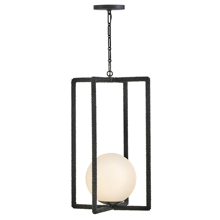Keona Large Pendant in Painted Black Oxide by Hinkley