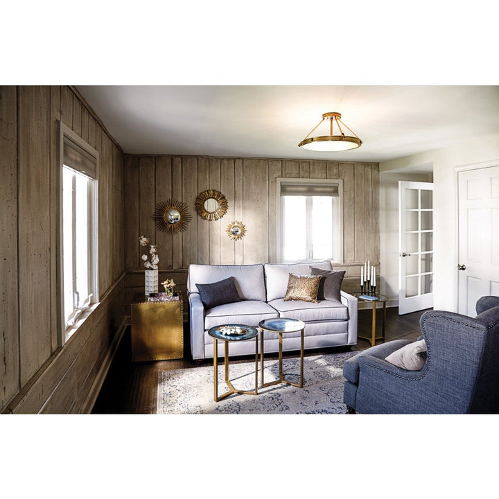 Collier Medium Semi-Flush Mount