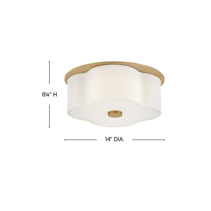 Delaney Medium Flush Mount