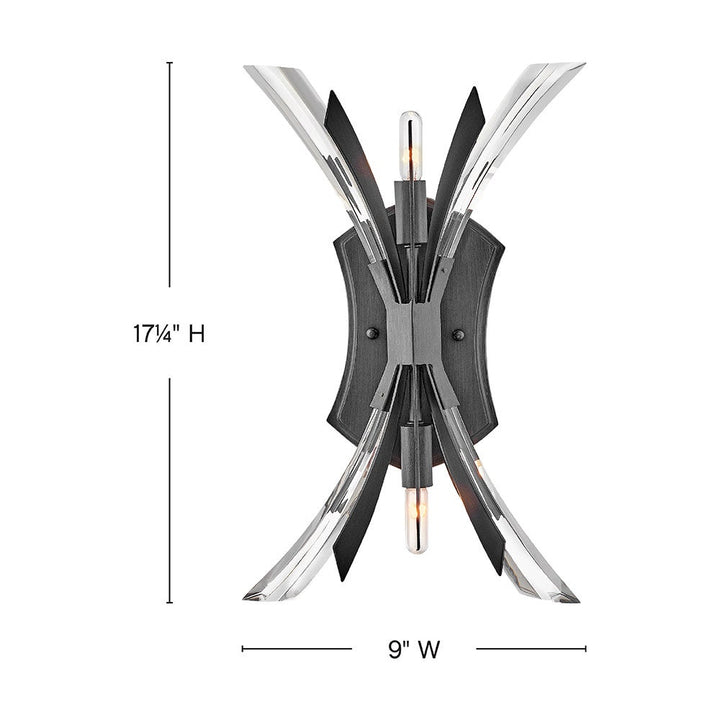 Vida Medium Two Light Sconce